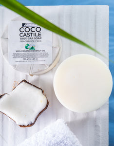 Coco Castile Bar Soap (Pure and Unscented)