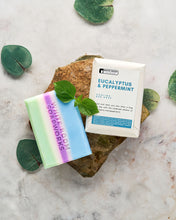 Load image into Gallery viewer, Eucalyptus &amp; Peppermint Bar Soap
