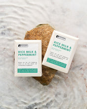 Load image into Gallery viewer, Rice Milk &amp; Peppermint Bar Soap
